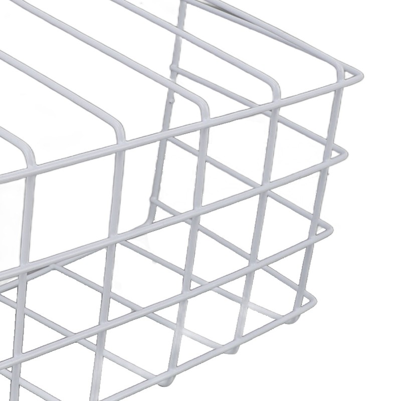 Freezer Storage Basket Refrigerator Divider Organizer Bin Metal Wire Separation