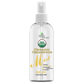 Organic Cedarwood Mist For Skincare - Face Mist Spray - Moisturize Sensitive and Dry Skin - Soothing & Relaxing -100 Pure Cedarwood Essential Oil & Glycerin Mist - Packaging May Vary. (4 oz)