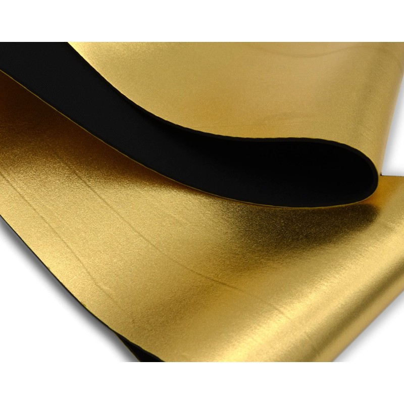 2mm Gold Metallic Neoprene Fabric, Scuba Wetsuit Material, Fabric For