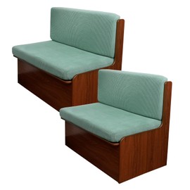 Eco-Ancheng RV Dinette Cushion Covers Stretch Camper Car Bench Cushions Cover Couch Cushion Slipcovers 2 Sets Cushion Slipcovers for Trailers Sofa Slipcover for Loveseat or Futon,15