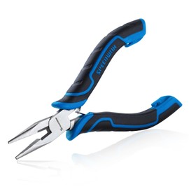 SPEEDWOX Mini Long Nose Pliers for Jewellery Making, Pointed Nose Pliers with Teeth, Small Jewelry Pliers with Serrated Jaws, Long Nose Pliers for Bending Wire, Crafts