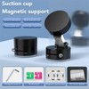 Magnetic Vacuum Phone stand holder ,foldable and portable design,strong magnet,suitable