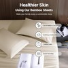 Shilucheng 4-Piece Queen Size Sheets Set，Blend of Rayon Derived from