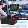 Douk Audio Mini 2-Way Microphone MIC Switch Box Headphone Speaker