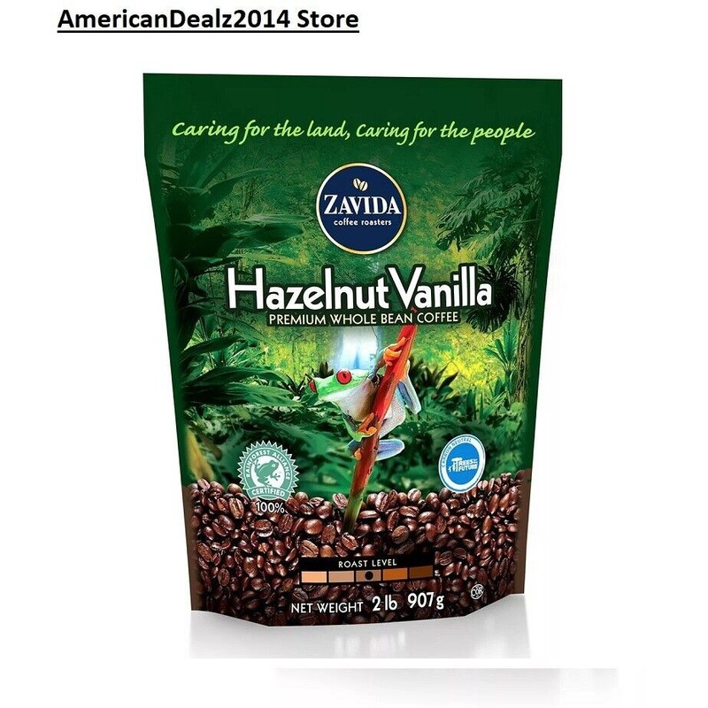 ZAVIDA 2 PACK - Zavida Coffee Whole Bean Coffee Hazelnut