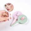Pink Bunny Makeup Mirror - Unbreakable Travel Mirror with Handle