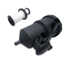 MASO Oil Catch Can Tank Stainless Filter with Pressure Relief Valve Replacement for Turbo 4WD