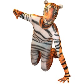 Morphsuits Kid Tiger Costume, Animal Costume for Kids, Character Dress-Up for Halloween and Parties, Small