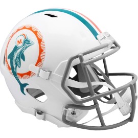 Riddell Miami Dolphins 1972 Throwback Speed Full Size Replica Football Helmet