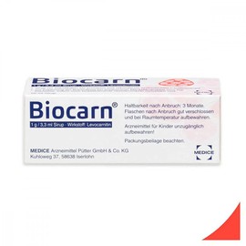 Biocarn Syrup 3 x 50 ml for carnitine deficiency - strengthens the heart and skeletal muscles - prevents muscle weakness and muscle atrophy - L-carnitine