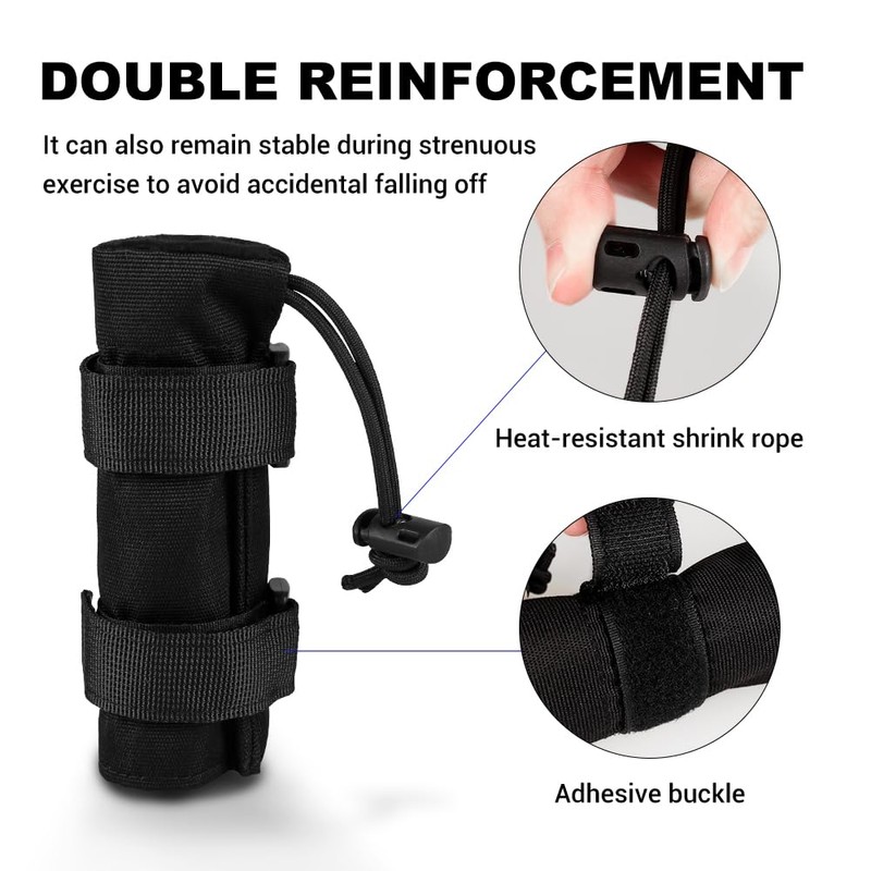 Pvnoocy Tactical Silencer Protective Cover, 3.8 cm x 15 cm,