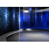 SADFA News Studio Backdrop 10x8ft for Podcast Live Broadcast Tv
