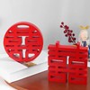 shamjina Chinese Wedding Double Happiness Crafts Wall Mount Wood Decorations