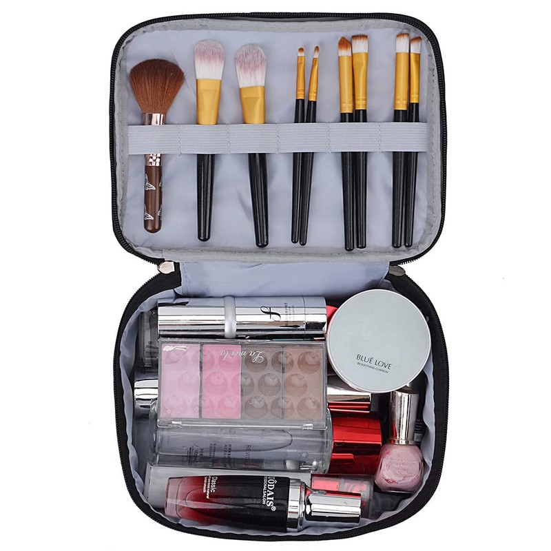 Makeup Bags Double Layer Travel Cosmetic Cases Make up Organizer