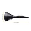 Gift2u 2pcs Wide Mouth Oil Funnel, Plastic Automotive Flexible Funnel