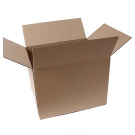 Pack of 5 SINGLE WALL Packing Carton Boxes | Flat-Packed & Strong 12" x 9" x 9" (305 x 229 x 229)