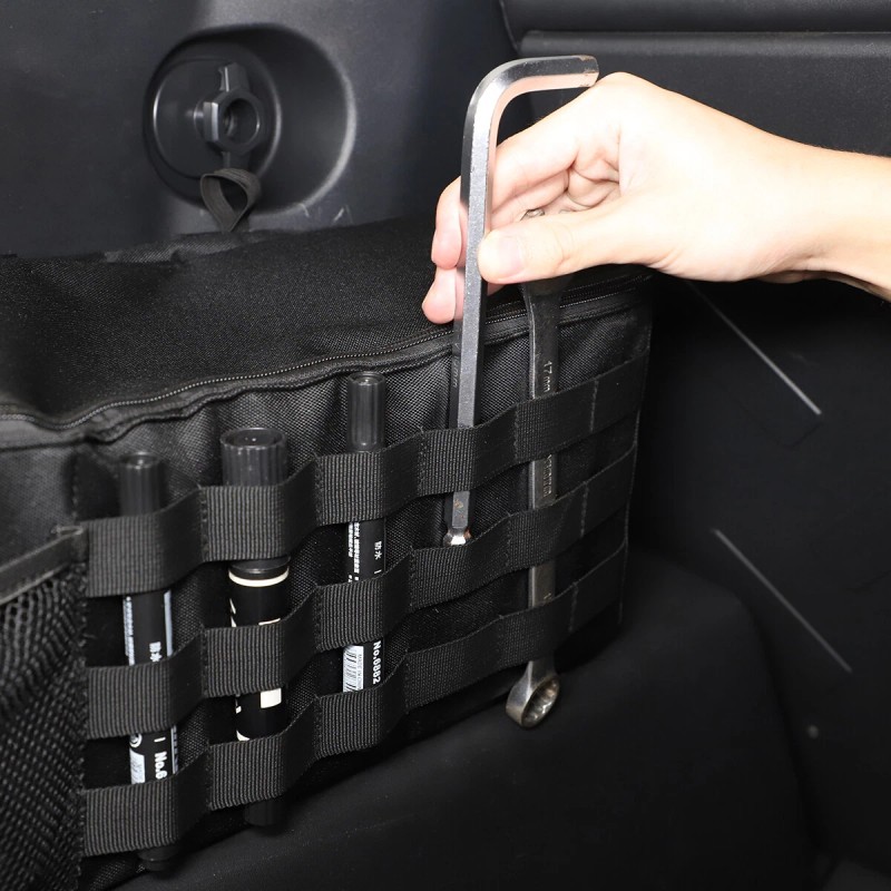 momocar 2PC Rear Trunk Side Storage Box Cargo Organizers For