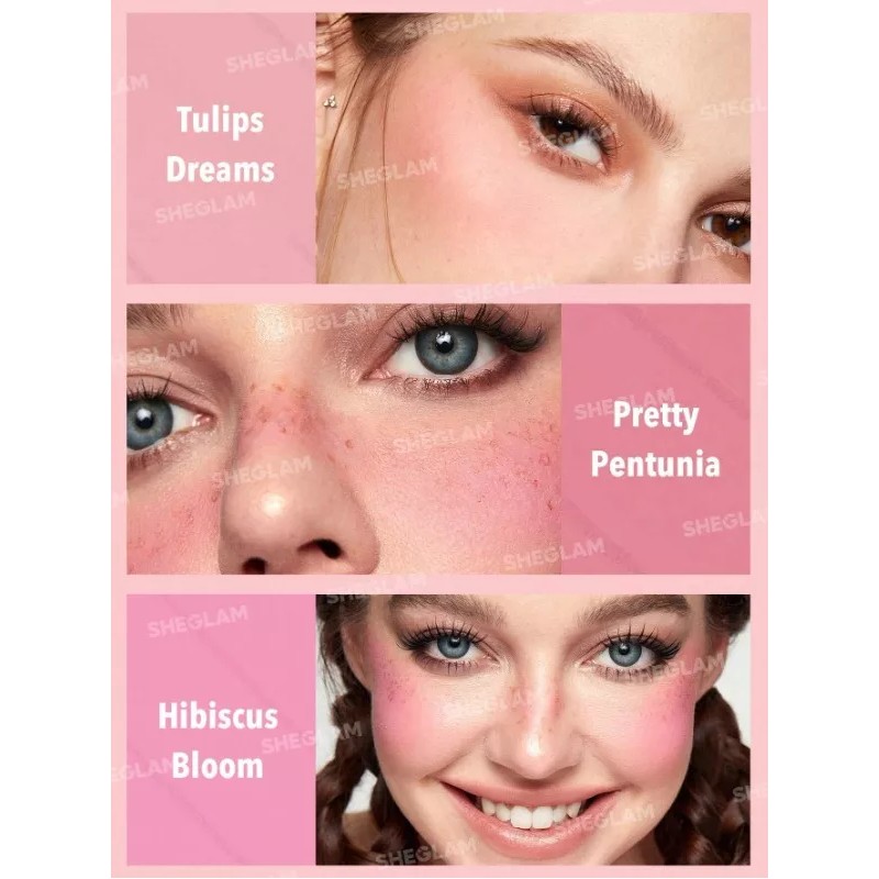 Sheglam Paleta De Rubor Floral Flush 6 Tonos Tono Del