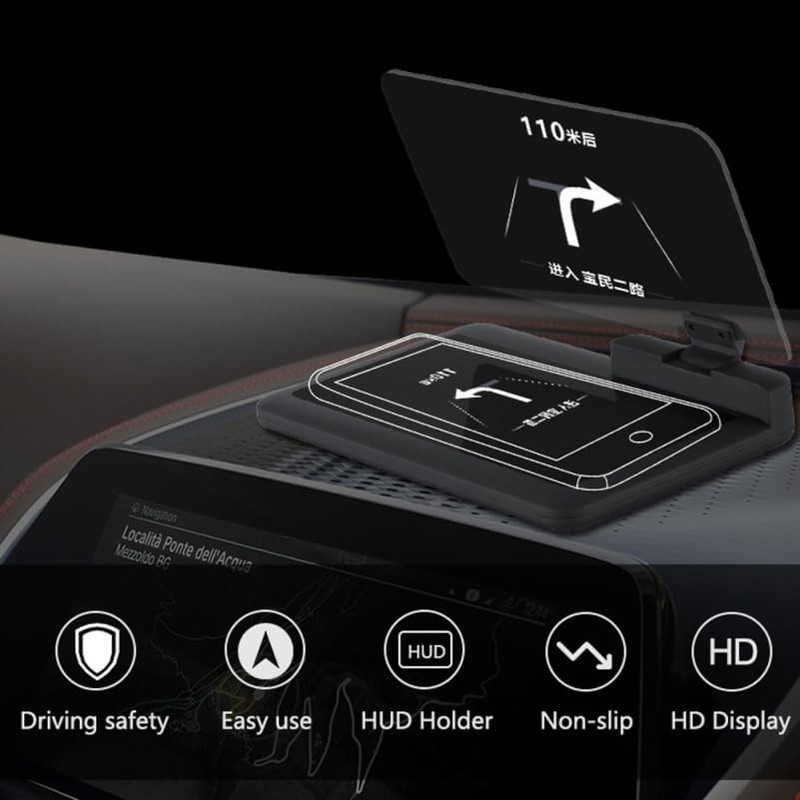 Housoutil Smartphone Navigation Holder Car Navigation Head Up Display GPS