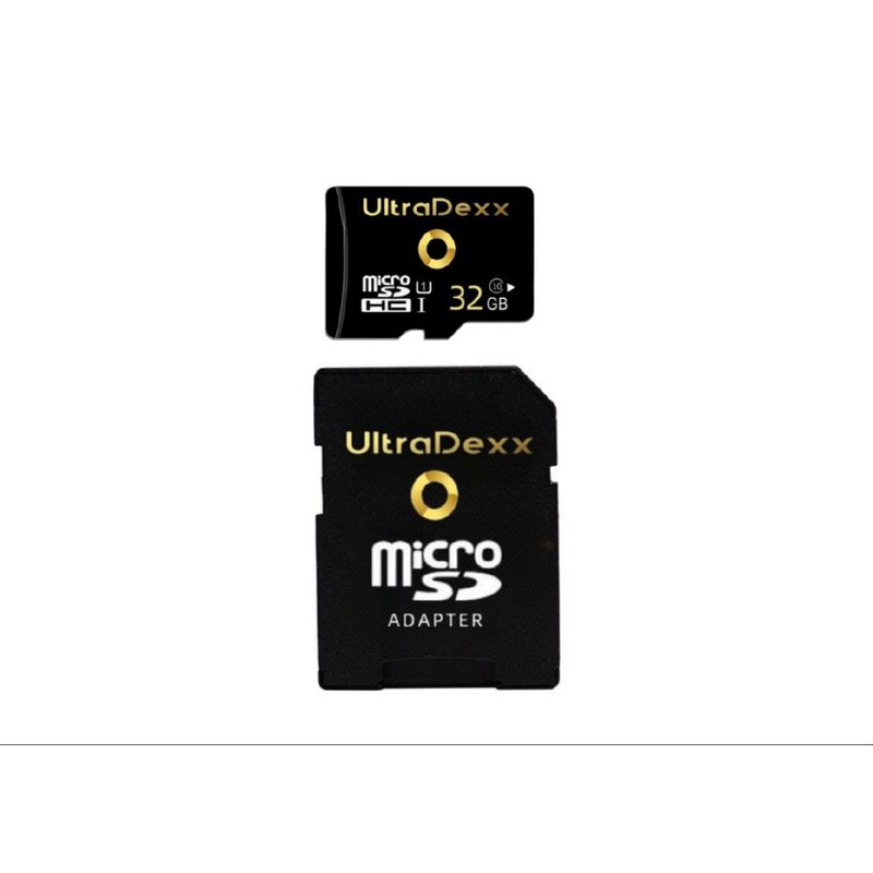 UltraDexx 32GB Micro SD Memory Card, Class 10, U1, SDHC,