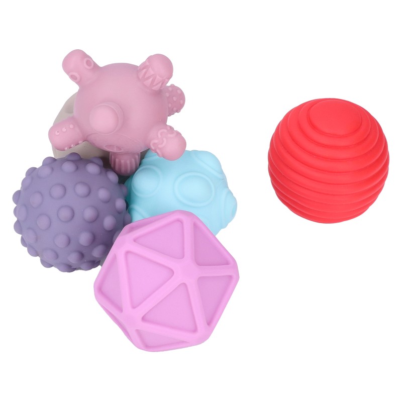 Soft Rubber Building Blocks DIY Infants Toddlers Manual Brain Relief