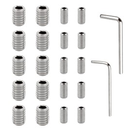 Zfegto W11366418 Refrigerator Freezer Door Handle Mounting Set Screw - AM 1-5-1 - EA221008/EA230910 Compatible with Most Refrigerator， Equipped with a Hexagonal Wrench for Installation, 10 Pcs