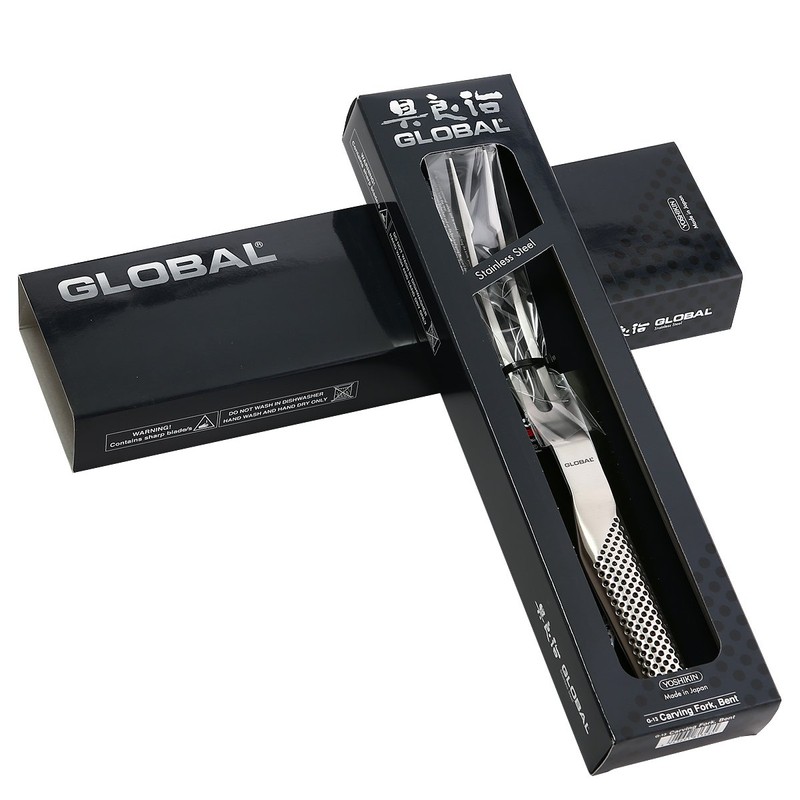 Global 6-1/2 in. Curved Carving Fork G-13
