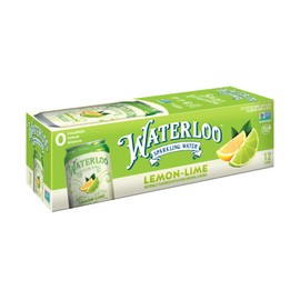 Waterloo Sparkling Water, Lemon-Lime Naturally Flavored, 12 Fl Oz Cans, Pack of 12 | Zero Calories | Zero Sugar or Artificial Sweeteners | Zero Sodium