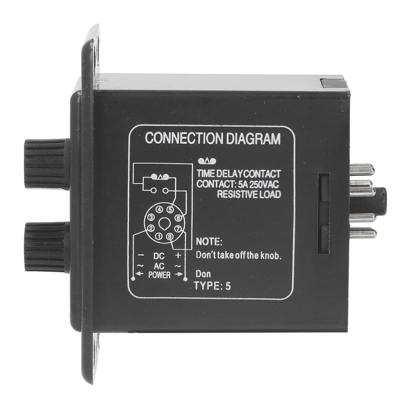 60S Twin Timer Relay Anti Interference Accurate Operation Copper Coil