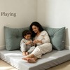 Couch Wedge Headboard Pillow,Twin Triangle Pillows for Headboard,Back Rest Pillow