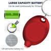 Daemson Mini LED Keychain Flashlight, Portable Pocket Flashlight with Red