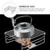 Grill Warming Rack Heavy Duty Stainless SteelGrate Portable Camping Grill