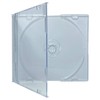 CheckOutStore 25 Slim Clear CD Jewel Cases