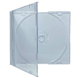CheckOutStore 25 Slim Clear CD Jewel Cases