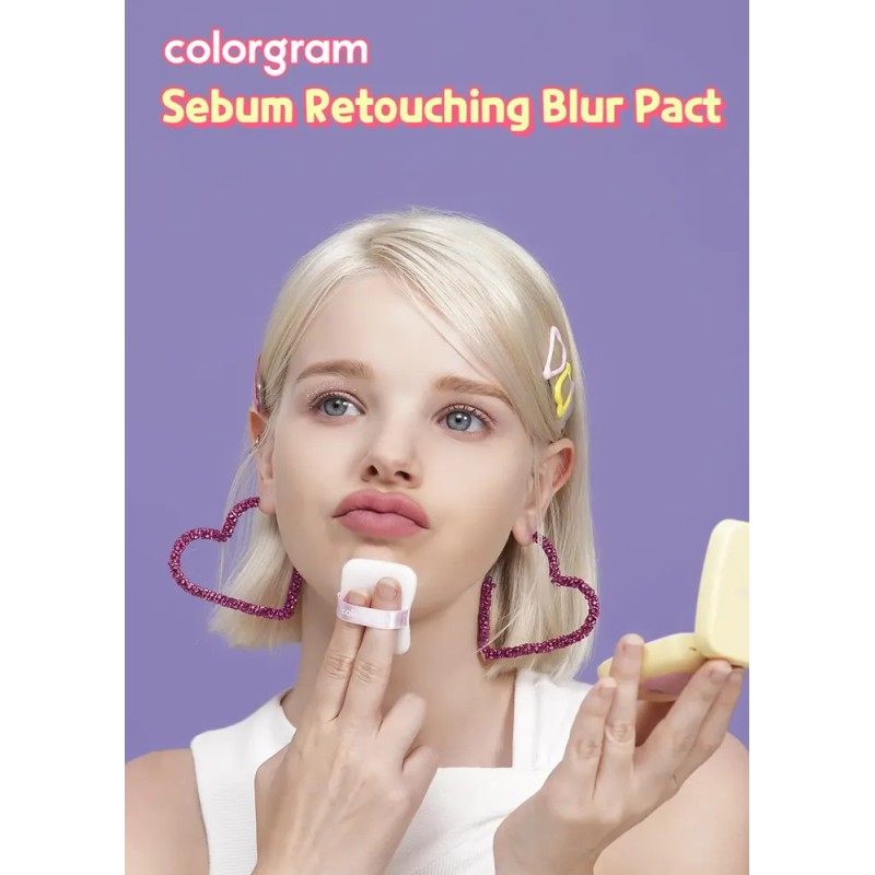 Polvo Compacto Para Fijar El Rostro Colorgram Control De Seb