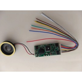 XL Syetems Inc HO Advanced DCC Steam Sound Decoder with 23mm speaker