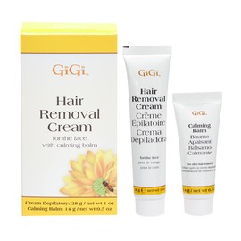Gigi Hair Removal Cream for The Face, 1 oz & Calming Balm .5 oz