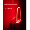 GREENIC Red Plug in LED Night Light 2 Pack Dusk