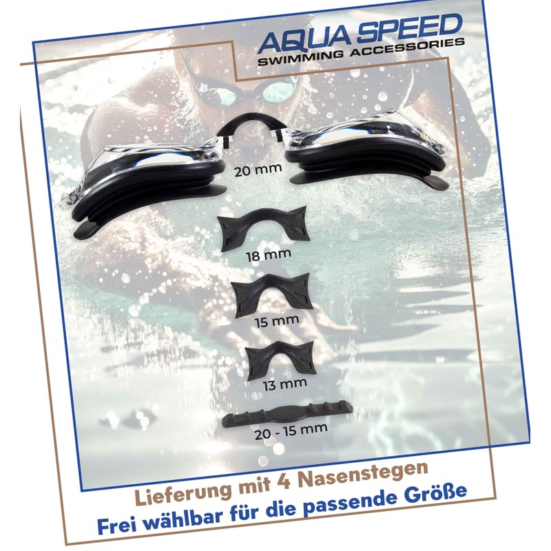 Aqua-Speed Swimming Goggles with Visibility – Lumina – Dioptre for