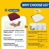 AAAAAcessories D-Shaped Chair Cushions, 2" Thick Dining Chair Pads with