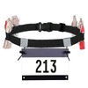 Triathlon Race Number Band Running Belt with Number Holder 6