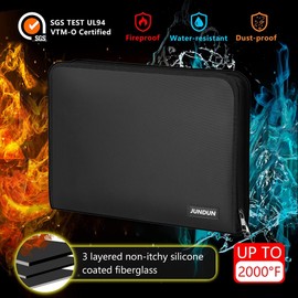 Accordion File Organizer - 12 Pocket Expanding File Folder with Zipper & Labels - Fireproof File Folder Organizer with Multi-Pockets,Document Organizer for Letter A4 Files and More