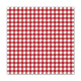 Ambiente Napkins Lunch 33 x 33 cm Vichy Small Red