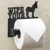 Wigag Donkey Toilet Paper Holder Wall Mounted, Bathroom Decorative Metal
