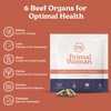 Primal Woman Beef Organ Supplement for Women - Heart, Liver