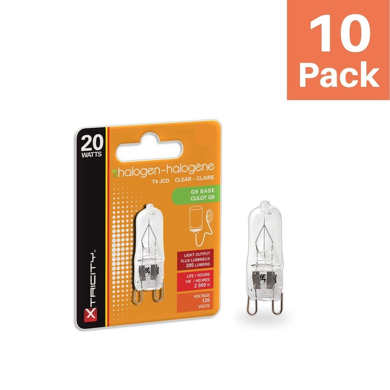 Xtricity T4 JCD G9 Base Halogen Light Bulb, 20W, 205