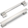 COTYKILEY 10 Pack 5 Inch(128mm) Brushed Satin Nickel Cabinet Handles