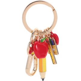 Llaveros de Agradecimiento para Maestros Diseño Elegante y Multifuncional Accesorios para Bolsas y Llaves para Día del Maestro y Regreso