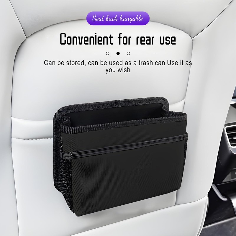 Xiuyer Car Bin, Car Side Door Trash Can Foldable Auto