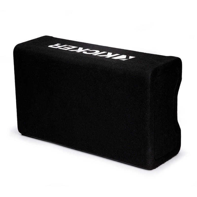 Kicker 48CDF104 Comp 10" Subwoofer in Down Firing Enclosure, 4-Ohm